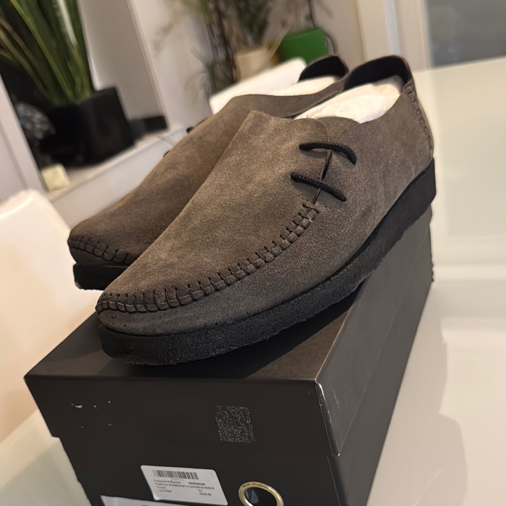 Padmore & Barnes Suede Loafers - size 13